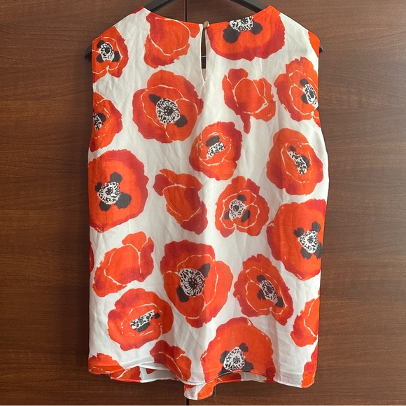 JONES NEW YORK SLEEVELESS FLORAL BLOUSE TOP BNWT - Picture 4 of 10